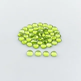 Peridot 5mm Smooth Square Cushion AA+ Cabochons Parcel - 183077