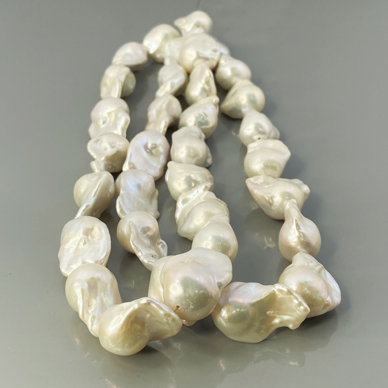 Pearl 20-28mm Smooth Fancy AA+ Beads Strand - 184118