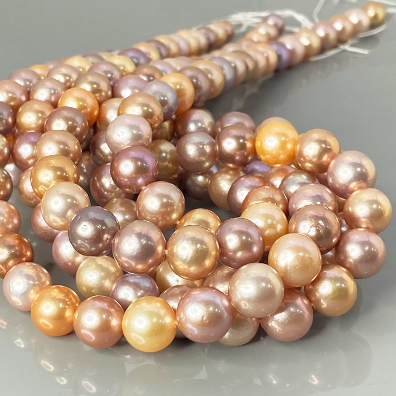 Pearl 10-11mm Smooth Round AA+ Beads Strand - 184108