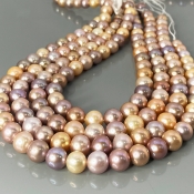 Pearl 10-11mm Smooth Round AA+ Beads Strand - 184108