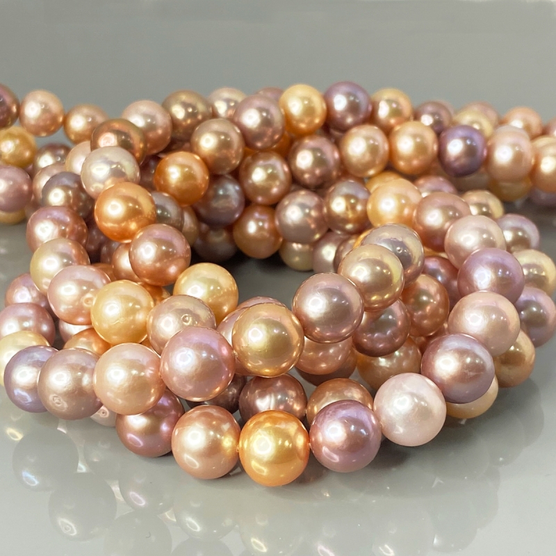 Pearl 10-11mm Smooth Round AA+ Beads Strand - 184108