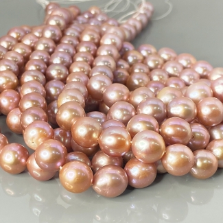 Pearl 9.5-11.5mm Smooth Round AA+ Beads Strand - 184114