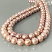 Pearl 9-11mm Smooth Round AA+ Beads Strand - 184110
