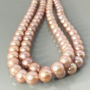Pearl 9-11mm Smooth Round AA+ Beads Strand - 184110