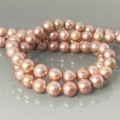 Pearl 9-11mm Smooth Round AA+ Beads Strand - 184110