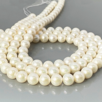 Pearl 8.5mm Smooth Round AA+ Beads Strand - 184112