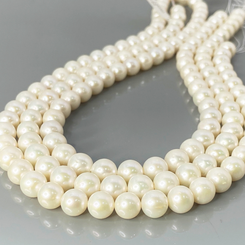 Pearl 8.5mm Smooth Round AA+ Beads Strand - 184112