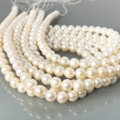 Pearl 8mm Smooth Round AA+ Beads Strand - 184111
