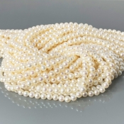 Pearl 4.5mm Smooth Round AA+ Beads Strand - 184097