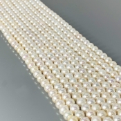 Pearl 6mm Smooth Round AA+ Beads Strand - 184107