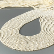 Pearl 2mm Smooth Round AA+ Beads Strand - 184113
