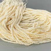 Pearl 2mm Smooth Round AA+ Beads Strand - 184113