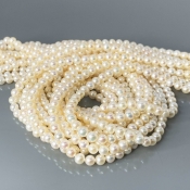 Pearl 5mm Smooth Round AA+ Beads Strand - 184098