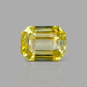 Yellow Sapphire 9.70x7.44x6.29mm Step Cut Octagon AAA+ Loose Gemstone - LH-184130