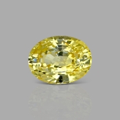 Yellow Sapphire 13.07x9.94x7.09mm Faceted Oval AAA+ Loose Gemstone - LH-184131