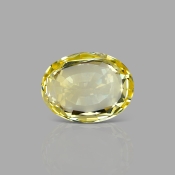 Yellow Sapphire 13.07x9.94x7.09mm Faceted Oval AAA+ Loose Gemstone - LH-184131