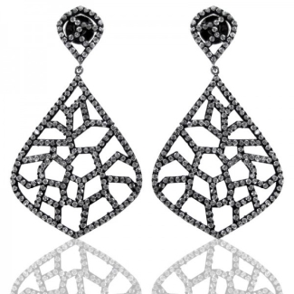 Diamond White CZ 925 Sterling Silver Earrings