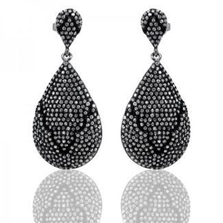 Diamond White CZ 925 Sterling Silver Earrings