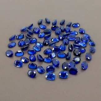 78.95 Cts. Kyanite 7x5mm Faceted Oval Shape A+ Grade Gemstones Parcel - Total 74 Pcs.