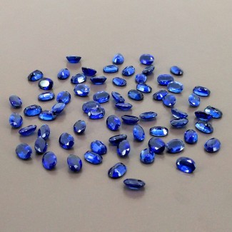 Kyanite Faceted Oval Shape AAA Grade Gemstone Parcel - 7x5mm - 66 Pc. - 64.10 Cts.