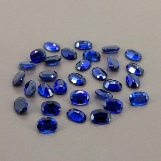 Kyanite Faceted Oval Shape AAA+ Grade Gemstone Parcel - 7x5mm - 30 Pc. - 28.65 Cts.