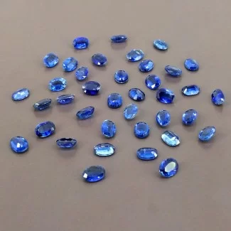 Kyanite Faceted Oval Shape A+ Grade Gemstone Parcel - 8x6mm - 38 Pc. - 56.20 Cts.