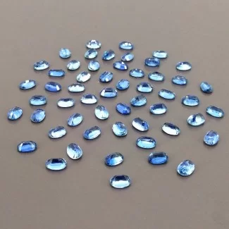 Kyanite Faceted Oval Shape AAA+ Grade Gemstone Parcel - 6x4mm - 67 Pc. - 38.85 Cts.