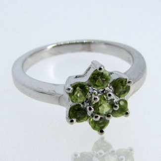 Peridot 925 Sterling Silver Ring
