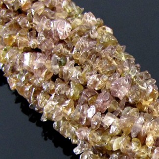 Color Change Garnet Tumbled Chip Shape A Grade Gemstone Beads Strand - 5-6mm - 36 Inch - 1 Strand