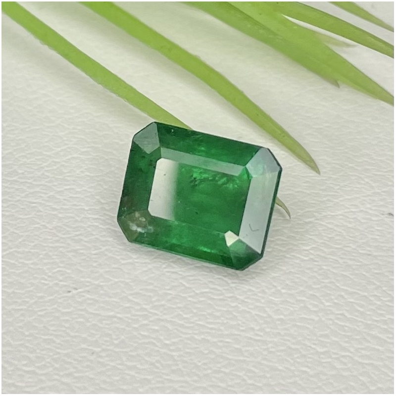 2.90 Cts. Emerald 9x7.5mm Step Cut Octagon Shape A Grade Loose Gemstone - Total 1 Pc.