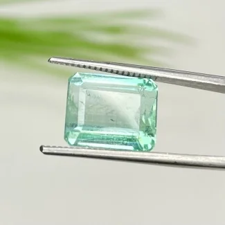  5.50 Cts. Emerald 10X8mm Step Cut Octagon Shape A Grade Loose Gemstone - Total 1 Pc.