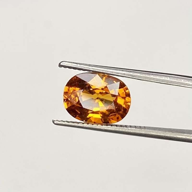 2.58 Cts. Spessartite Garnet 6.78x8.92mm Faceted Cushion Shape AAA Grade Loose Gemstone - Total 1 Pc.