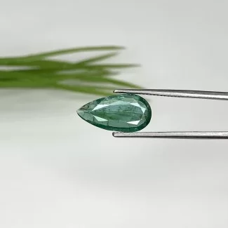 Emerald Faceted Pear Shape A Grade Loose Gemstone - 13X7mm - 1 Pc. - 1.60 Cts.
