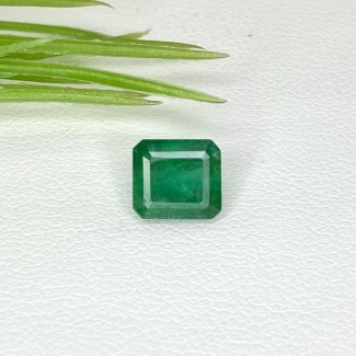 Emerald Step Cut Octagon Shape Loose Gemstone - 7.24X6.52mm - 1 Pc. - 1.65 Cts.