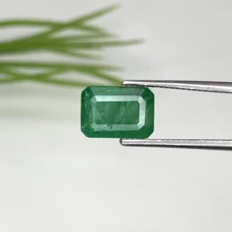  2 Cts. Emerald 8.60X6.03mm Step Cut Octagon Shape A Grade Loose Gemstone - Total 1 Pc.