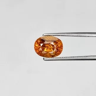 Spessartite Garnet Faceted Oval Shape A+ Grade Loose Gemstone - 8.29x6.20mm - 1 Pc. - 2.41 Cts.