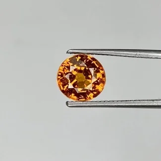 1.84 Cts. Spessartite Garnet 7.09x6.84mm Faceted Oval Shape AA+ Grade Loose Gemstone - Total 1 Pc.