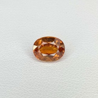 Spessartite Garnet Faceted Oval Shape Loose Gemstone - 8.48x6.59mm - 1 Pc. - 2.56 Cts.