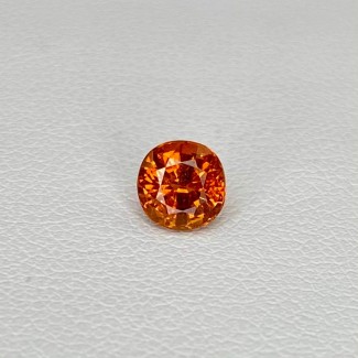 Spessartite Garnet Faceted Oval Shape Loose Gemstone - 5.18x5.78mm - 1 Pc. - 1.36 Cts.