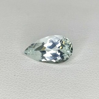 Aquamarine Faceted Pear Shape Loose Gemstone - 13.5x7.5mm - 1 Pc. - 2.83 Cts.