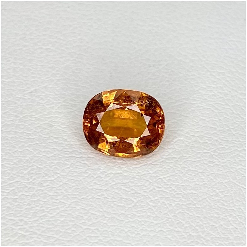 Spessartite Garnet Faceted Oval Shape Loose Gemstone - 8.05x6.67mm - 1 Pc. - 2.26 Cts.