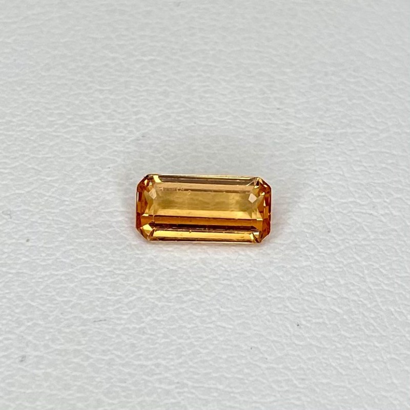 Spessartite Garnet Step Cut Octagon Shape Loose Gemstone - 7.70x3.78mm - 1 Pc. - 1.04 Cts.