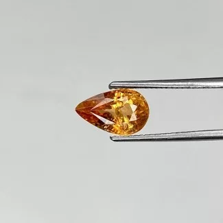 Spessartite Garnet Faceted Pear Shape A+ Grade Loose Gemstone - 8.78x5.43mm - 1 Pc. - 1.50 Cts.