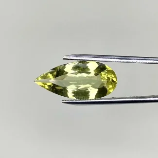  6.15 Cts. Green Beryl 22x10mm Faceted Pear Shape AAA Grade Loose Gemstone - Total 1 Pc.