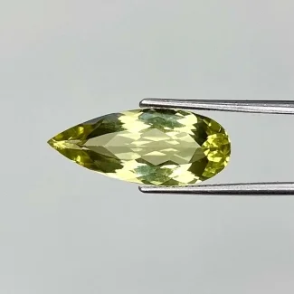  3.20 Cts. Green Beryl 18x7.5mm Faceted Pear Shape AAA Grade Loose Gemstone - Total 1 Pc.
