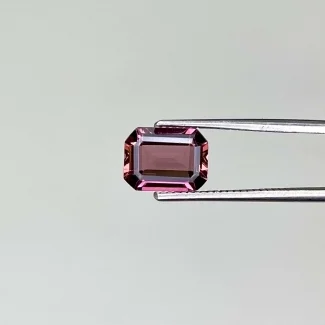  1.40 Cts. Pink Tourmaline 7.80x5.93mm Step Cut Octagon Shape AA+ Grade Loose Gemstone - Total 1 Pc.