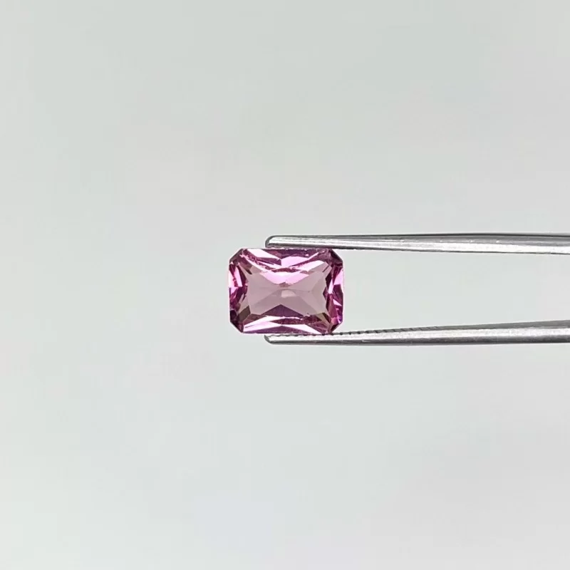 1.42 Cts. Pink Tourmaline 7.97x5.94mm Princess Cut Octagon Shape AA+ Grade Loose Gemstone - Total 1 Pc.