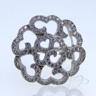 Diamond White CZ 925 Sterling Silver Ring