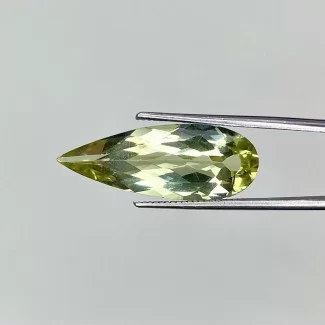  5.00 Cts. Green Beryl 22.5x8.5mm Faceted Pear Shape AAA Grade Loose Gemstone - Total 1 Pc.
