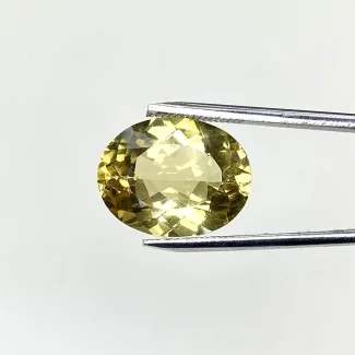  9.20 Cts. Yellow Beryl 16.5x13mm Faceted Oval Shape AAA Grade Loose Gemstone - Total 1 Pc.